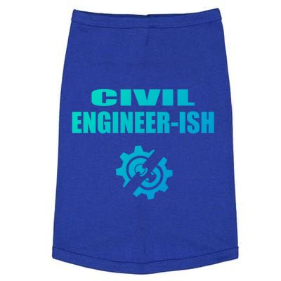 Funny Civil Engineer Student Ish Engineer Major Pun Cute Gift Doggie Tank