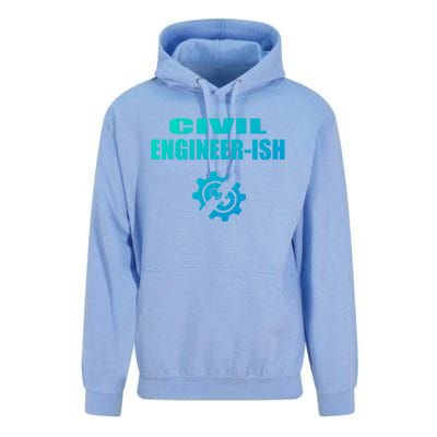 Funny Civil Engineer Student Ish Engineer Major Pun Cute Gift Unisex Surf Hoodie