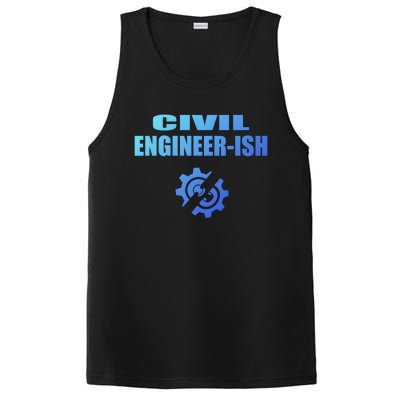 Funny Civil Engineer Student Ish Engineer Major Pun Cute Gift PosiCharge Competitor Tank