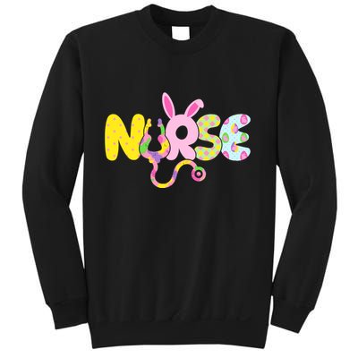 Funny Cute Easter Patterns Nurse Sweatshirt