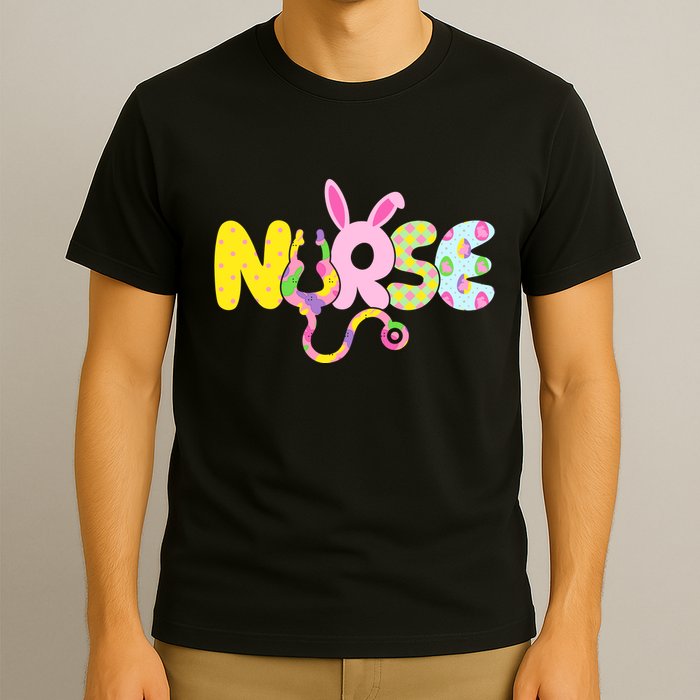 Funny Cute Easter Patterns Nurse T-Shirt