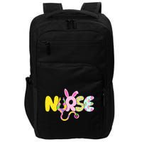 Funny Cute Easter Patterns Nurse Impact Tech Backpack