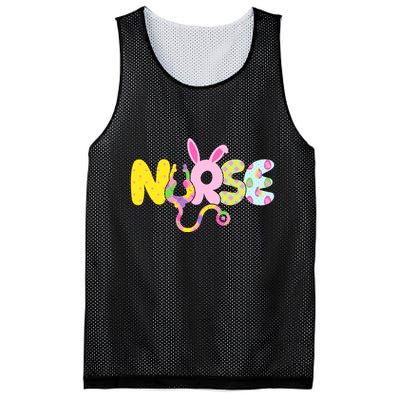 Funny Cute Easter Patterns Nurse Mesh Reversible Basketball Jersey Tank