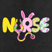 Funny Cute Easter Patterns Nurse Golf Towel