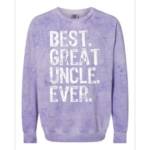 Family Cool Funny Best Great Uncle Ever Colorblast Crewneck Sweatshirt