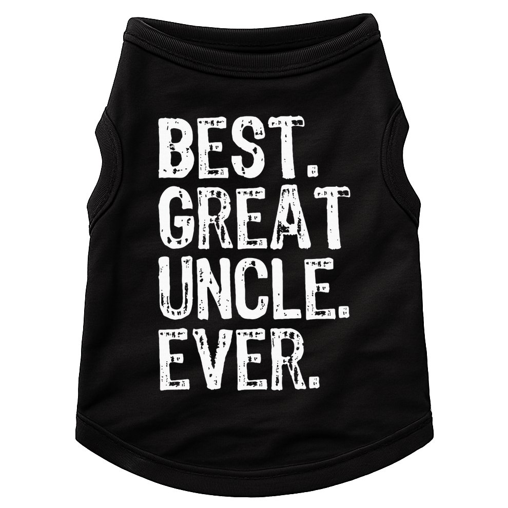 Family Cool Funny Best Great Uncle Ever Doggie Tank