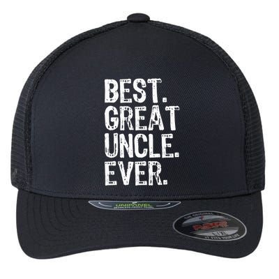 Family Cool Funny Best Great Uncle Ever Flexfit Unipanel Trucker Cap