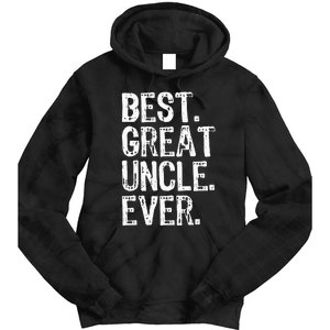 Family Cool Funny Best Great Uncle Ever Tie Dye Hoodie