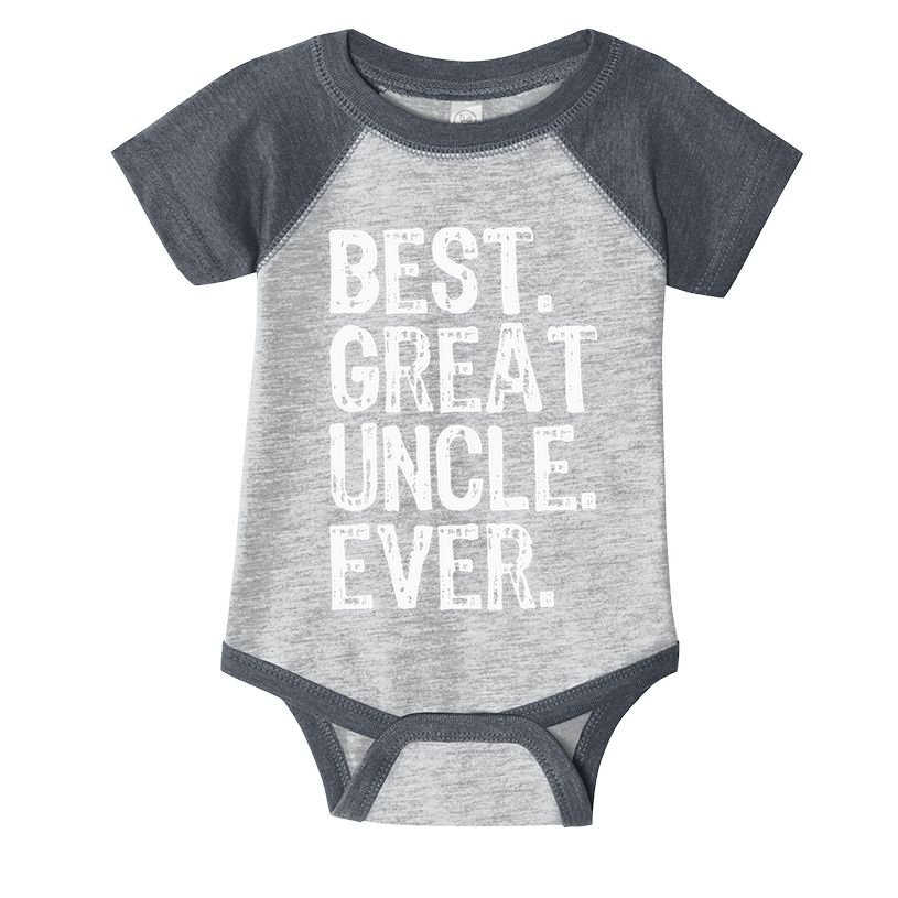 Family Cool Funny Best Great Uncle Ever Infant Baby Jersey Bodysuit