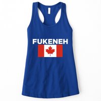 Fukeneh Canada Flag Humorous Fun Slang Accent Gift Womens Tank Top