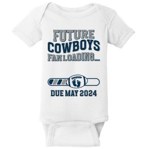 Future Cowboys Fanloading Due May 2024 Pregnant Pregnance Baby Bodysuit