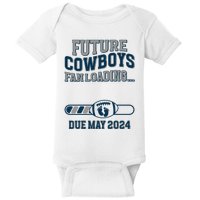 Future Cowboys Fanloading Due May 2024 Pregnant Pregnance Baby Bodysuit