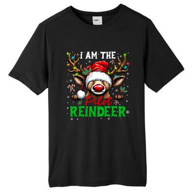 Funny Christmas Family Matching IM The Pilot Reindeer Gift Tall Fusion ChromaSoft Performance T-Shirt