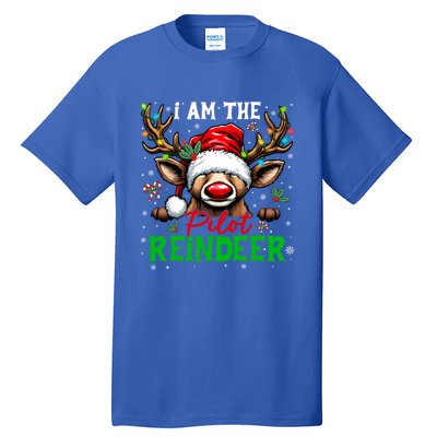 Funny Christmas Family Matching IM The Pilot Reindeer Gift Tall T-Shirt