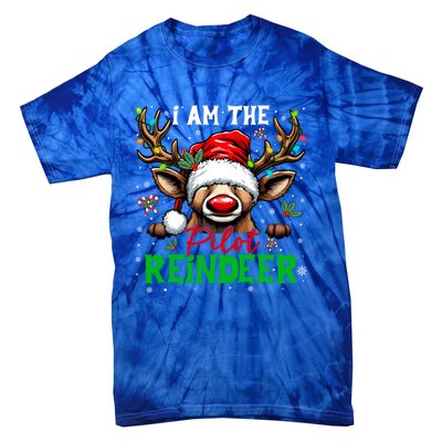 Funny Christmas Family Matching IM The Pilot Reindeer Gift Tie-Dye T-Shirt