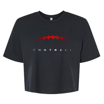 Football Clothing Bella+Canvas Jersey Crop Tee