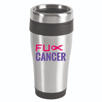 F Cancer 16oz Travel Tumbler
