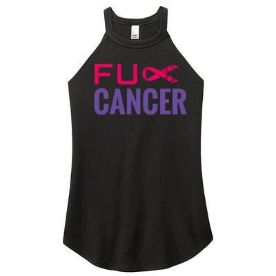 F Cancer Women’s Perfect Tri Rocker Tank