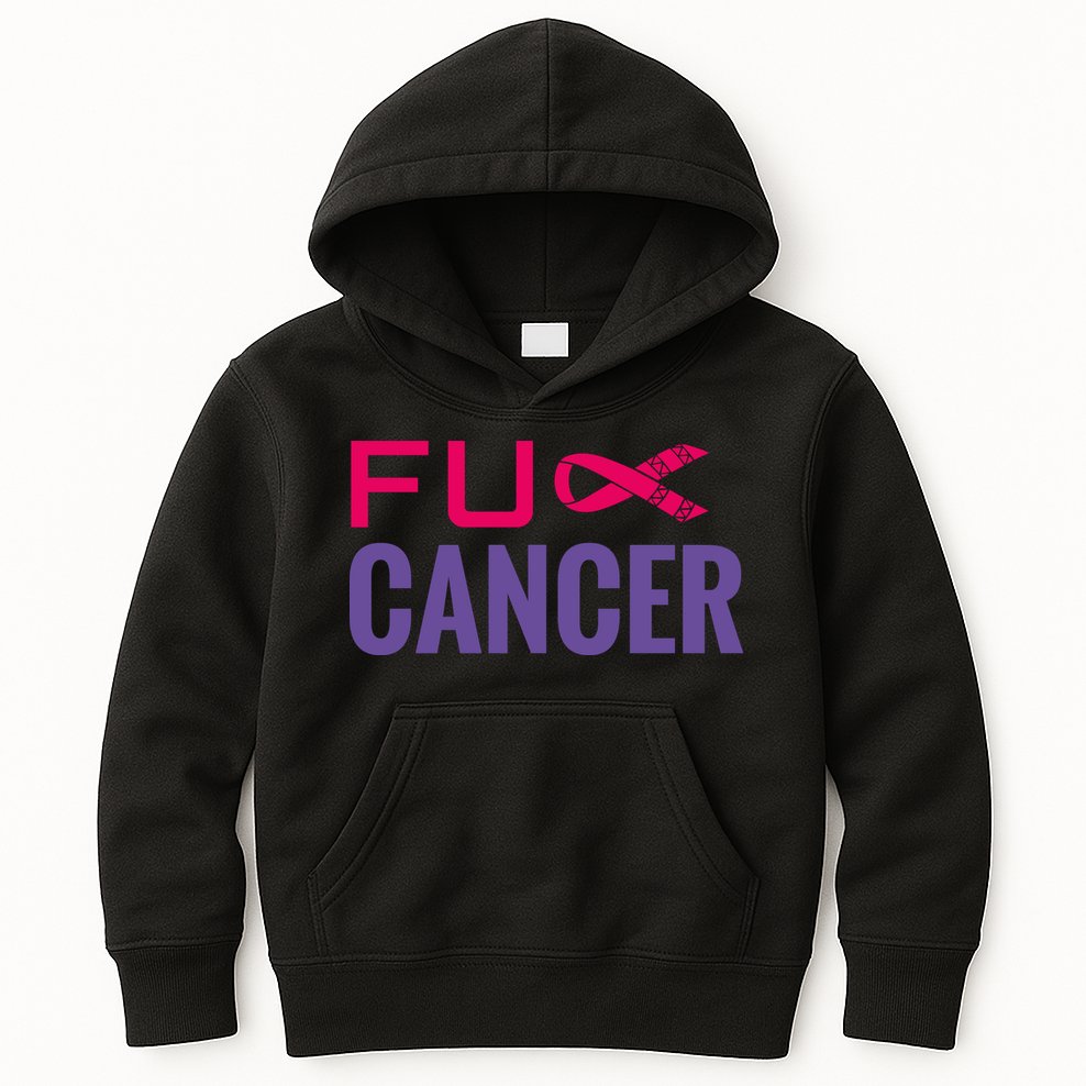 F Cancer Kids Hoodie