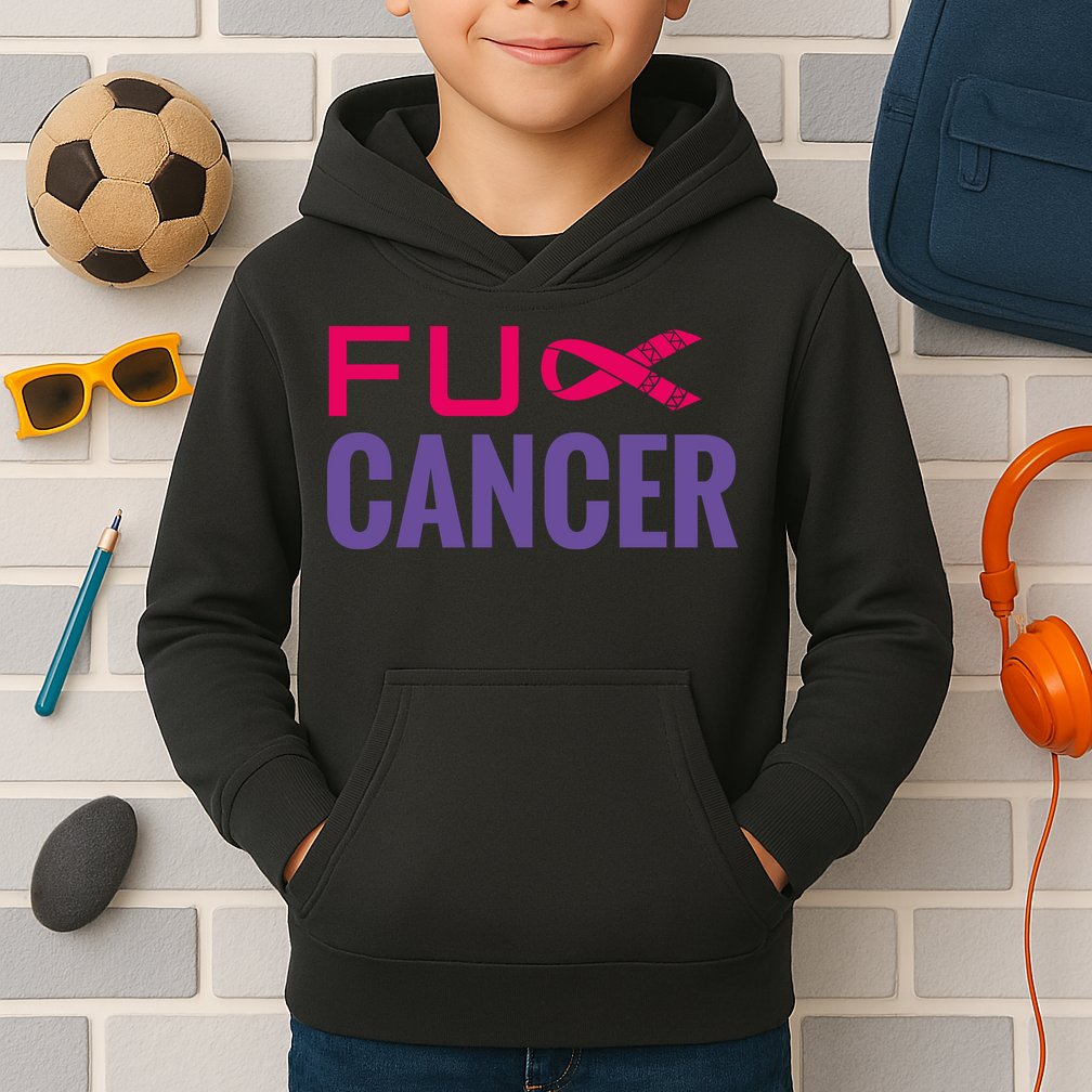 F Cancer Kids Hoodie