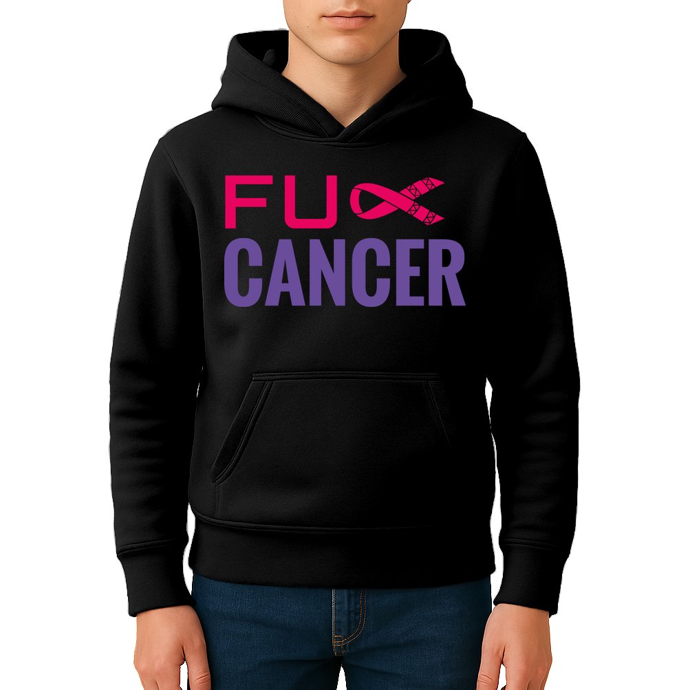 F Cancer Kids Hoodie