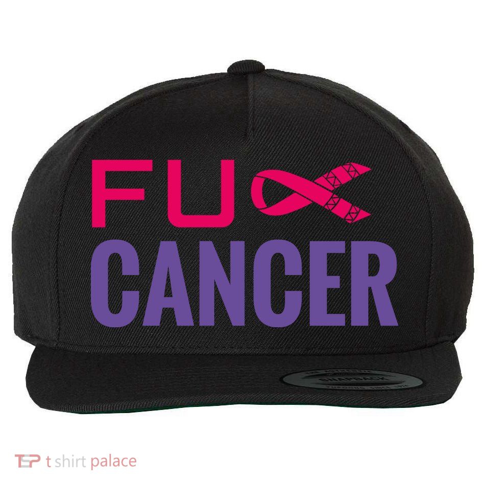 F Cancer Wool Snapback Cap