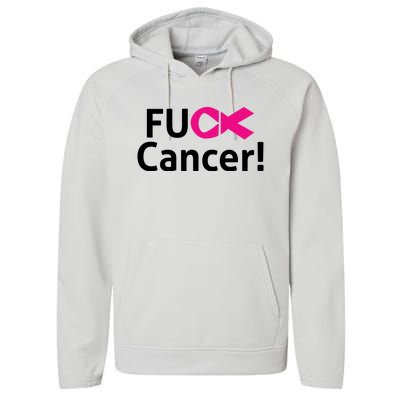 Fuck Cancer Performance Fleece Hoodie