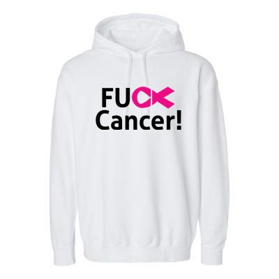 Fuck Cancer Garment-Dyed Fleece Hoodie