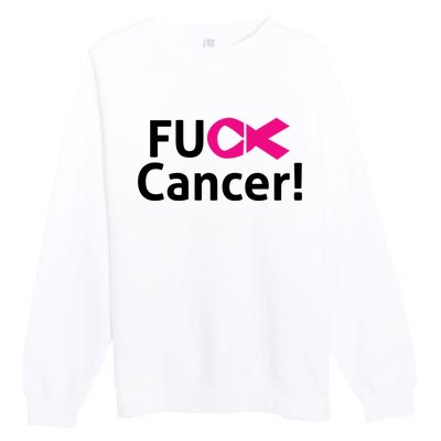 Fuck Cancer Premium Crewneck Sweatshirt