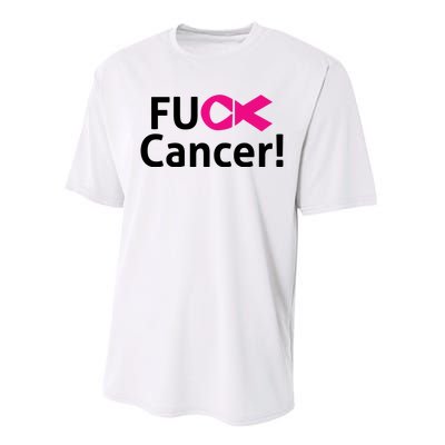 Fuck Cancer Performance Sprint T-Shirt