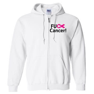 Fuck Cancer Full Zip Hoodie