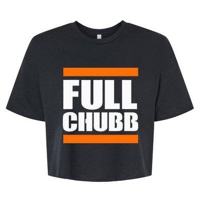 Full chubb Bella+Canvas Jersey Crop Tee