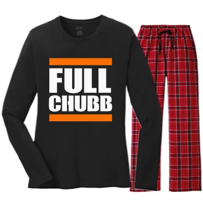 Full chubb Women's Long Sleeve Flannel Pajama Set 