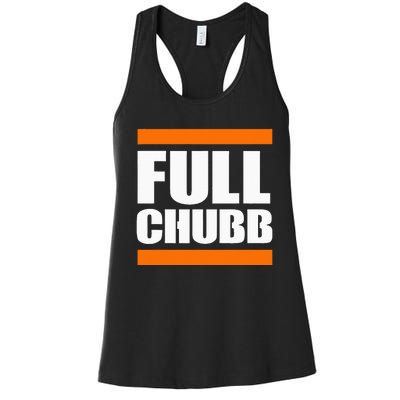 Full chubb Women's Racerback Tank