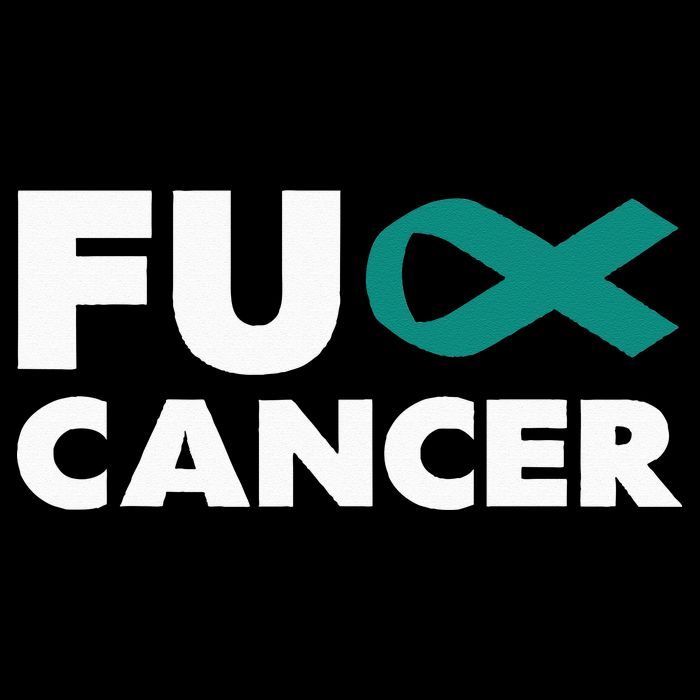 Fuck Cancer Fuck Ovarian Cancer Awareness Cooling Performance Crew T-Shirt