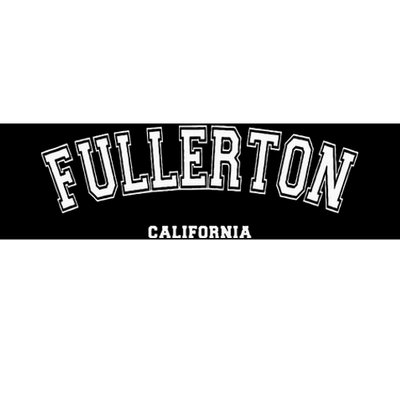 Fullerton California Bumper Sticker