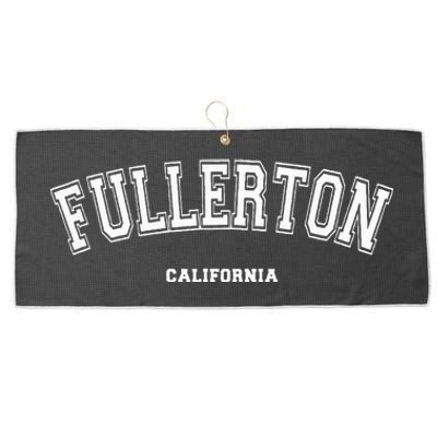 Fullerton California Large Microfiber Waffle Golf Towel