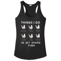 Funny Chicken Ladies PosiCharge Competitor Racerback Tank