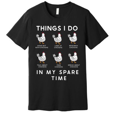 Funny Chicken Premium T-Shirt