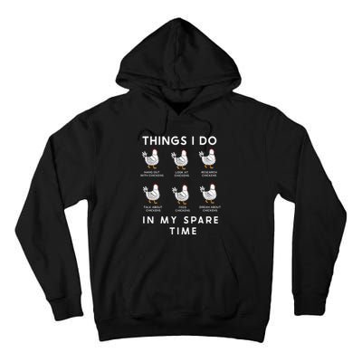 Funny Chicken Tall Hoodie