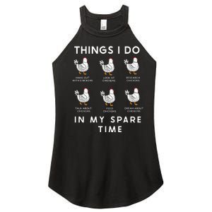 Funny Chicken Women’s Perfect Tri Rocker Tank