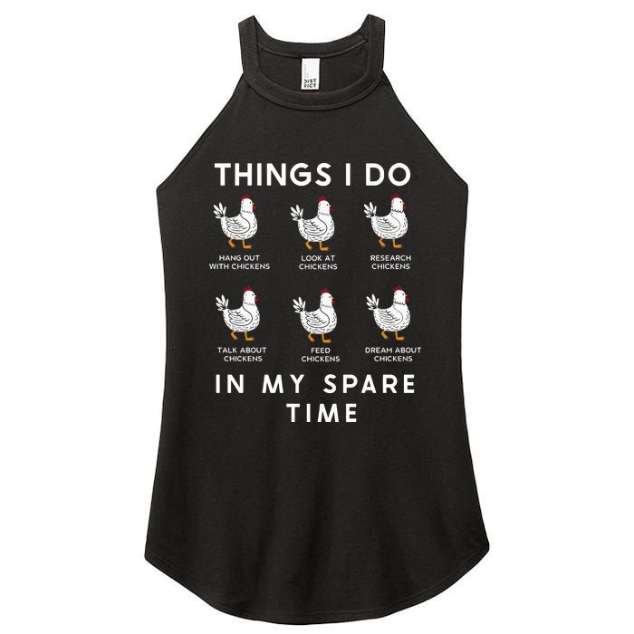 Funny Chicken Women's Perfect Tri Rocker Tank