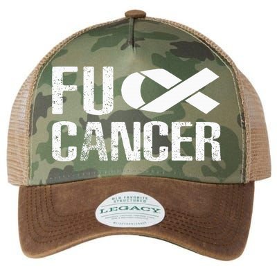 Fuck Cancer Fu Cancer Tcancer Awareness Legacy Tie Dye Trucker Hat