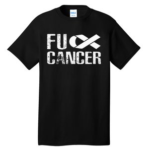 Fuck Cancer Fu Cancer Tcancer Awareness Tall T-Shirt