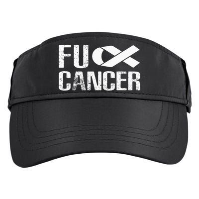Fuck Cancer Fu Cancer Tcancer Awareness Adult Drive Performance Visor
