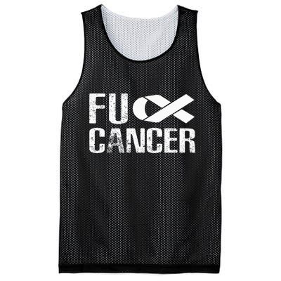 Fuck Cancer Fu Cancer Tcancer Awareness Mesh Reversible Basketball Jersey Tank