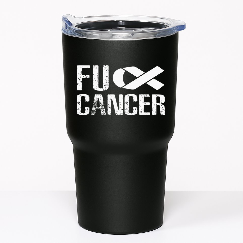 Fuck Cancer Fu Cancer Tcancer Awareness Tumbler