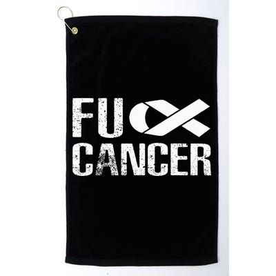 Fuck Cancer Fu Cancer Tcancer Awareness Golf Towel