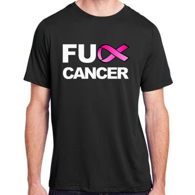 Fuck Cancer For Breast Cancer Awareness Adult ChromaSoft Performance T-Shirt