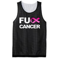 Fuck Cancer For Breast Cancer Awareness Mesh Reversible Basketball Jersey Tank